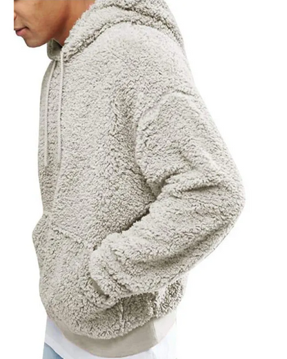 Sudadera con Capucha para Hombre de Lana y Forro Polar Estilo Europeo y Americano
